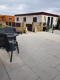 Paved area